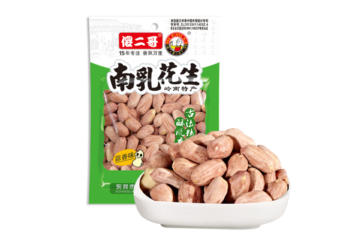 傻二哥南乳花生原香味 132G